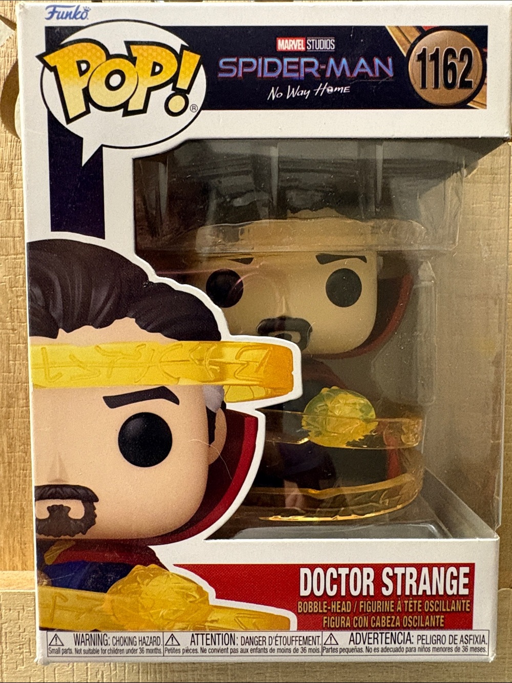 Funko Doctor Strange Pop! Figure with Yellow Magical Effects